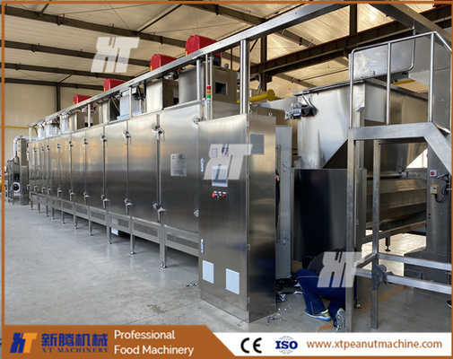 ভালো দাম 14.6kw স্বয়ংক্রিয় বাদাম রোস্টার মেশিন কুমড়োর বীজ পেকান রোস্টিং মেশিন অনলাইন