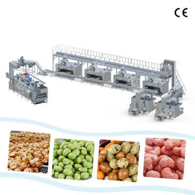 ভালো দাম Automatic Peanut Coating Machine with 304 Food Grade Material 500-1000kg/h Capacity and 220/380v Voltage অনলাইন