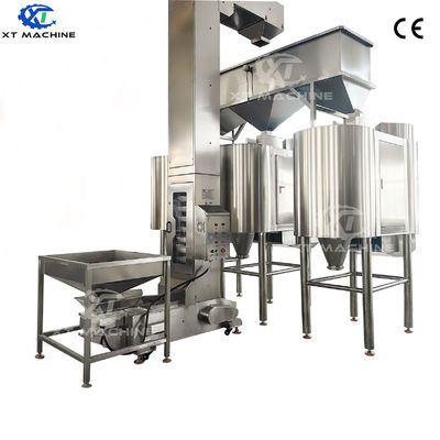 ভালো দাম Full Auto PLC Peanut Blanching Machine with 98% Efficiency and 1000kg/h Capacity for Industrial Peanut Processing অনলাইন
