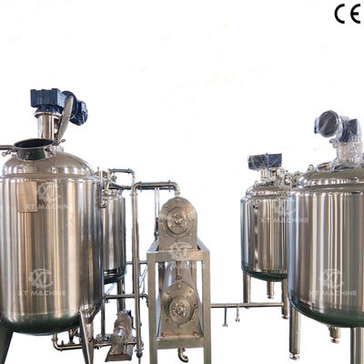 ভালো দাম Industrial Emulsifying Mixing tank Peanut Butter Blending/De-gassing Tank অনলাইন