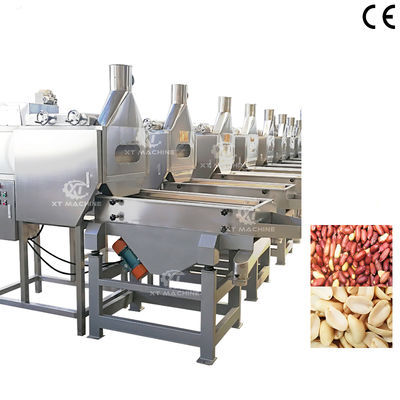 ভালো দাম Stainless Steel 304 Peanut Slitting and Blanching Machine for Blanched Peanut Output in Food Application অনলাইন