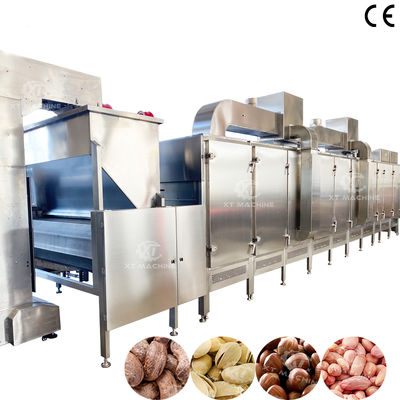 ভালো দাম 304 Food Grade Nut Roasting Machine Peanut Roasting Machine Suitable for Factory Use অনলাইন