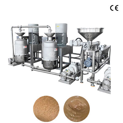 ভালো দাম বাদাম মাখন তৈরির জন্য ইন্ডাস্ট্রিয়াল SUS304 স্টেইনলেস স্টিল কাটিং এবং মিলিং মেশিন, ২০০-৩০০ মেশ ফিনেস এবং ১০০০-১৫০০ কেজি/ঘন্টা ক্ষমতা সহ অনলাইন