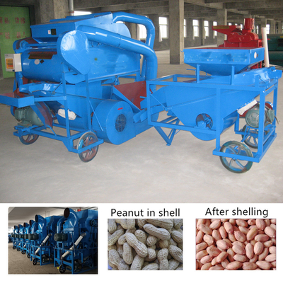ভালো দাম 5000kg/H চিনাবাদাম শেলার কার্বন ইস্পাত ছোট পিনাট ক্র্যাকিং মেশিন অনলাইন