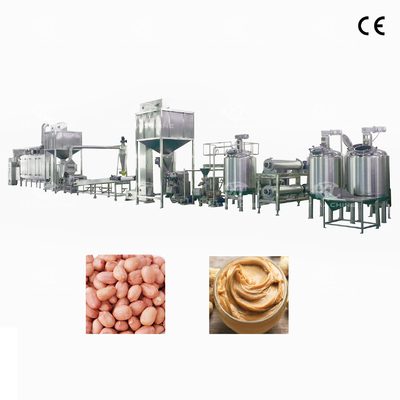 পিএলসি বাদামের মাখন তৈরির কারখানা 1000kg/h-5000kg/h