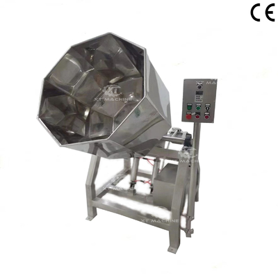 ভালো দাম অষ্টভুজ স্ন্যাকস সিজনিং মেশিন 500kg/h S304 স্টেইনলেস স্টীল অনলাইন