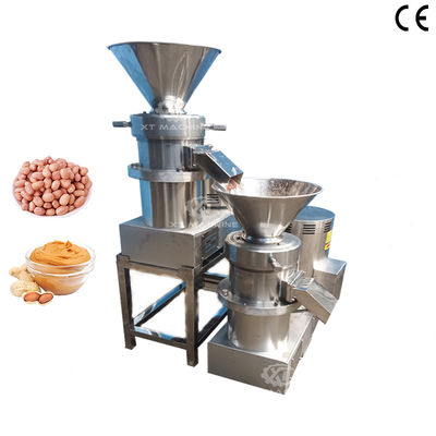 ভালো দাম ফুড গ্রেড SS304 200kg/h পিনাট বাটার কলয়েড মিল বাদাম প্রক্রিয়াকরণ প্ল্যান্টের জন্য বাদাম মাখন গ্রাইন্ডিং মেশিন অনলাইন