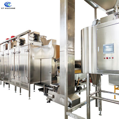 1000-1200 কেজি/ঘন্টা ফ্যাক্টরি ব্যবহারের জন্য উপযুক্ত ব্লেঞ্চড বাদাম উৎপাদন লাইন