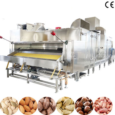 ভালো দাম Customizable 300kg/h-1000kg/h Continuous Belt Type Roasting Machine with Natural Gas or LPG Heating অনলাইন