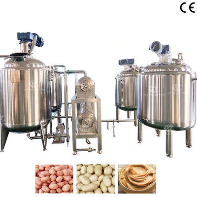 ভালো দাম Industrial Emulsifying Mixing tank Peanut Butter Blending/De-gassing Tank অনলাইন