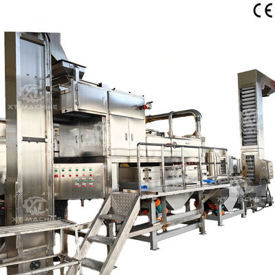 ভালো দাম 500 কেজি/ঘণ্টা স্বয়ংক্রিয় গ্রেডিং বাদাম ক্রাশার বাদাম কাটিং মেশিন বাদাম ক্রাশার অনলাইন