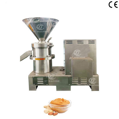 100kg/h-500kg/h SS304 ইলেকট্রিক পেট/ক্যাশও নটস বটার মিলিং মেশিন নট প্রক্রিয়াকরণ উদ্ভিদের জন্য শিল্প কলয়েড মিল