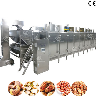 ভালো দাম Continuous Nuts Roasting Machine With Adjustable Temperature Peanut Baking Machine অনলাইন