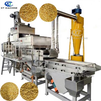 ভালো দাম ইন্ডাস্ট্রিয়াল নট চ্যাপিং মেশিন 500 কেজি / ঘন্টা ক্ষমতা, 7.5kw শক্তি এবং ইউনিফর্ম বাদাম প্রক্রিয়াকরণের জন্য 2-স্টেজ চ্যাপিং অনলাইন