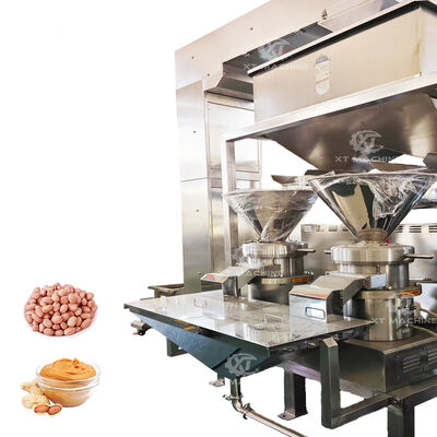 ভালো দাম বাদাম প্রক্রিয়াকরণের জন্য 500-1000kg/h SUS304 স্বয়ংক্রিয় চিনাবাদাম গ্রাইন্ডার মেশিন বাদাম কলয়েড মিল গ্রাইন্ডার অনলাইন