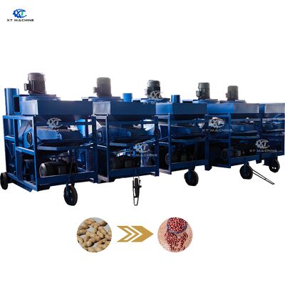 ভালো দাম পেশাগত 5000kg / ঘন্টা ক্ষমতা 99% peeling হার 380V 50Hz 3 ফেজ পাওয়ার সঙ্গে বাদাম শেল অপসারণ মেশিন অনলাইন