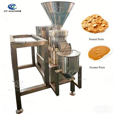 ভালো দাম SUS304 130-150 কেজি/ঘন্টা ক্ষমতা এবং 380 ভোল্ট থ্রি-ফেজ পাওয়ারের সাথে বাদাম মাখন গ্রিলিং মেশিন অনলাইন