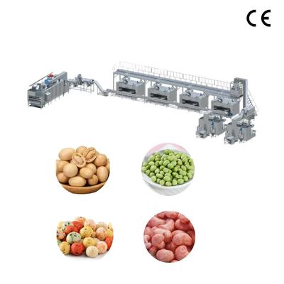 ভালো দাম কারখানা OEM সম্পূর্ণ স্বয়ংক্রিয় প্রলিপ্ত চিনাবাদাম ভাজার উৎপাদন লাইন কাজু বাদাম প্রক্রিয়াকরণ প্ল্যান্ট অনলাইন